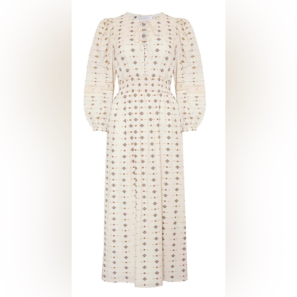 Hunter Bell Clementine Cream Long Sleeve Medallion Maxi Dress Size M |
NWOT - Picture 8 of 11